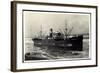 Foto Gestrandetes Dampfschiff Kerkplein, Zuschauer-null-Framed Giclee Print