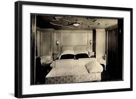 Foto Hapag, Dampfer Albert Ballin, Luxuskabine-null-Framed Giclee Print