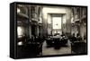 Foto Hapag, Dampfer Albert Ballin, Rauchsalon, 1 Kl.-null-Framed Stretched Canvas