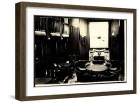 Foto Hapag, Dampfer Albert Ballin, Rauchsalon 1 Kl-null-Framed Giclee Print