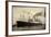 Foto Hapag, Dampfschiff Albert Ballin, Rauch-null-Framed Giclee Print