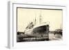 Foto Hapag, Dampfschiff Albert Ballin Vor Anker-null-Framed Giclee Print