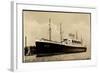 Foto Hapag, Dampfschiff Deutschland Am Hafen-null-Framed Giclee Print