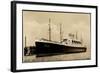 Foto Hapag, Dampfschiff Deutschland Am Hafen-null-Framed Giclee Print