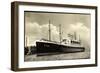 Foto Hapag, Dampfschiff Deutschland Im Hafen-null-Framed Giclee Print