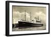 Foto Hapag, Dampfschiff Deutschland Im Hafen-null-Framed Giclee Print