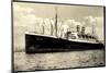 Foto Hapag, Transatlantik Dampfschiff New York-null-Mounted Giclee Print