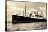 Foto Hapag, Transatlantik Dampfschiff New York-null-Stretched Canvas