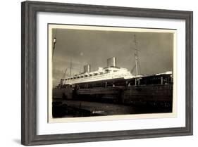 Foto Norddeutscher Lloyd Bremen, Dampfer Europa-null-Framed Giclee Print