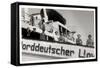 Foto Norddeutscher Lloyd Bremen, Dampfer, Gangway-null-Framed Stretched Canvas