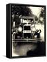 Foto Oldtimer, Nummernschild Ia 30431, Front, Auto-null-Framed Stretched Canvas