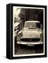 Foto Opel, Automobil, Bl R 646, Fahrer, Fluss-null-Framed Stretched Canvas