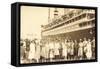 Foto Passagiere, Gruppenfoto, Dampfschiff, 1927-null-Framed Stretched Canvas