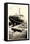 Foto S.S. Algonquin, Clyde Steamship Co., Dampfer-null-Framed Stretched Canvas