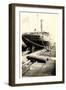 Foto S.S. Algonquin, Clyde Steamship Co., Dampfer-null-Framed Giclee Print