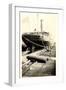 Foto S.S. Algonquin, Clyde Steamship Co., Dampfer-null-Framed Giclee Print