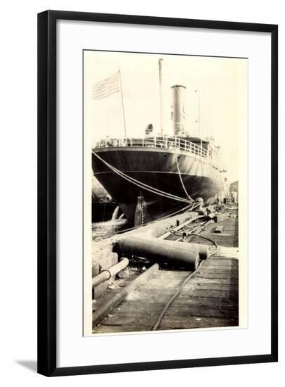 Foto S.S. Algonquin, Clyde Steamship Co., Dampfer--Framed Giclee Print