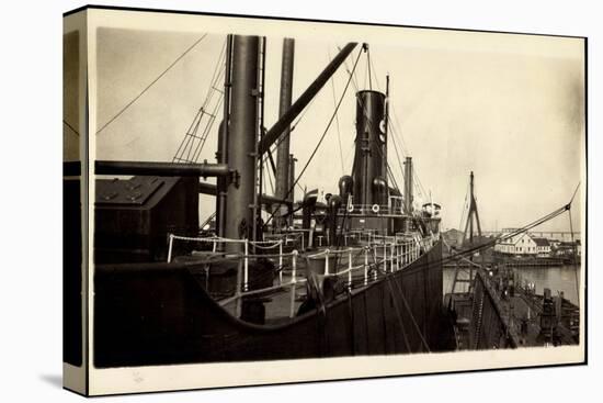 Foto S.S. Java Arrow, Dry Dock, New York 1929-null-Stretched Canvas