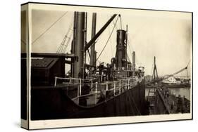 Foto S.S. Java Arrow, Dry Dock, New York 1929-null-Stretched Canvas