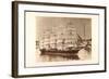 Foto Segelschiff Im Hafen, Fünfmaster, Boote-null-Framed Giclee Print