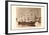 Foto Segelschiff Im Hafen, Fünfmaster, Boote-null-Framed Giclee Print