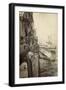 Foto U Boot 48 Längsseits, Kriegsschiff, Geschütze-null-Framed Giclee Print