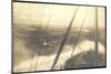 Foto United States Lines, S.S. America Im Sturm-null-Mounted Giclee Print