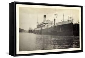 Foto Vasari, Lamport and Holt Line, Dampfer, Steamer-null-Framed Stretched Canvas