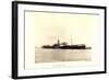 Foto View of Steamer Athelfoam Near a City-null-Framed Giclee Print