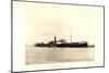 Foto View of Steamer Athelfoam Near a City-null-Mounted Giclee Print