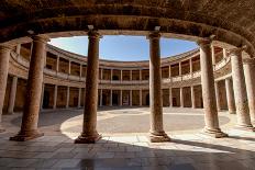 Alhambra De Granada. Court of the Carlos V Palace-Fotografiecor-Photographic Print