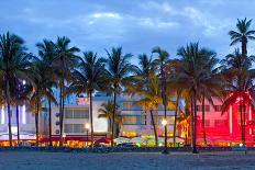 Miami Beach Florida, Lifeguard House-Fotomak-Stretched Canvas