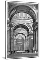 Foucault's Pendulum in the Panthéon, Paris, 1900-null-Mounted Giclee Print