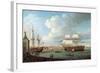 Foudroyant and Pegase Entering Portsmouth Harbour, 1782-Dominic Serres-Framed Giclee Print