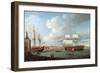 Foudroyant and Pegase Entering Portsmouth Harbour, 1782-Dominic Serres-Framed Giclee Print