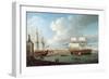 Foudroyant and Pegase Entering Portsmouth Harbour, 1782-Dominic Serres-Framed Giclee Print
