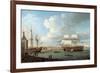 Foudroyant and Pegase Entering Portsmouth Harbour, 1782-Dominic Serres-Framed Giclee Print