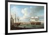 Foudroyant and Pegase Entering Portsmouth Harbour, 1782-Dominic Serres-Framed Giclee Print