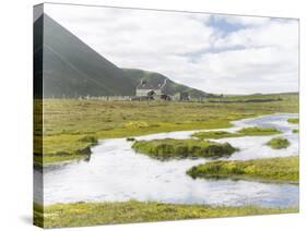 Foula Part of Shetland Islands, it Is One of Most Remote Permanently Inhabited Islands , Background-Martin Zwick-Stretched Canvas