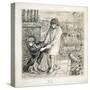 Found, 1855 (Pencil on Paper)-Dante Gabriel Charles Rossetti-Stretched Canvas