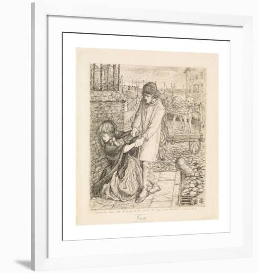 Found - Compositional Study-Dante Gabriel Rossetti-Framed Premium Giclee Print