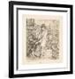 Found - Compositional Study-Dante Gabriel Rossetti-Framed Premium Giclee Print
