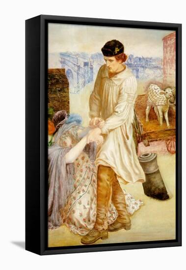 Found-Dante Gabriel Rossetti-Framed Stretched Canvas