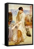 Found-Dante Gabriel Rossetti-Framed Stretched Canvas