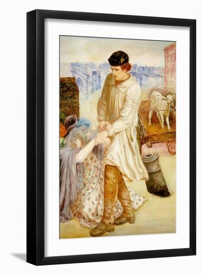 Found-Dante Gabriel Rossetti-Framed Art Print