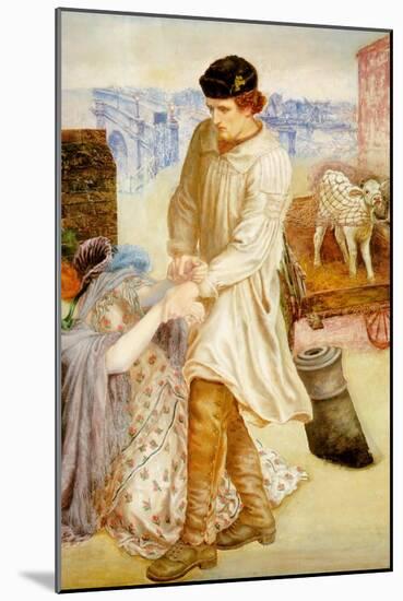 Found-Dante Gabriel Rossetti-Mounted Art Print