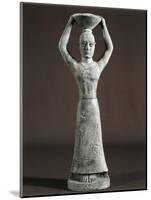 Foundation Figure with Basket on Head and Dedicatory Cuneiform Inscription, from Nippur, Iraq-null-Mounted Giclee Print