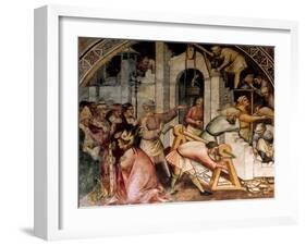 Foundation of Alexandria, Scene from Stories of Alexander III, 1407-1408-Spinello Aretino-Framed Giclee Print