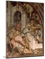 Foundation of Alexandria, Scene from Stories of Alexander III, 1407-1408-Spinello Aretino-Mounted Giclee Print