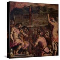 Foundation of Florentia, a Roman Settlement, 1563-1565-Giorgio Vasari-Stretched Canvas